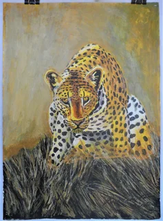 Leopard - Acrylic Painting - 2015
