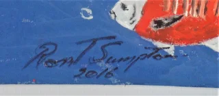 Dolphins and Fish - Acrylic Painting - 2016