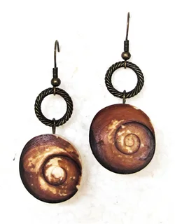 Shiva Eye (Pacific Cats Eye) Earrings