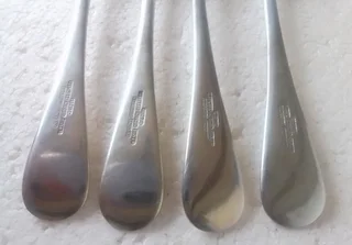 Vintage - 4 x Fish Knives and Forks by SIPELIA-RUSTLESS NICKLE SILVER - Sheffield England