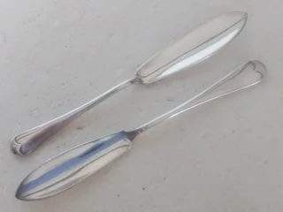 Vintage - 2 x Fish Knives by E.P. & Co.Ltd. EPNS.A.I