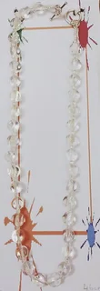Transparent Glass Bead Necklace