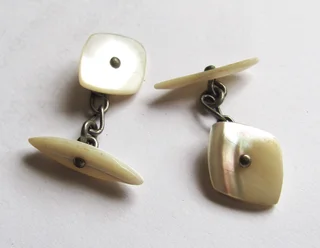 Vintage Mother of Pearl Cuff Links