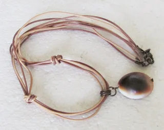 Shiva Eye ( Pacific Cats Eye ) Pendant Necklace