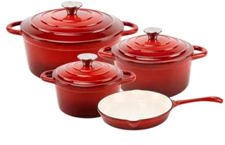 7 piece Cast Iron ,non-stick cookware for sale
