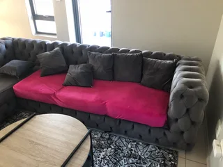 3 Seater Couch with chaise on right hand side