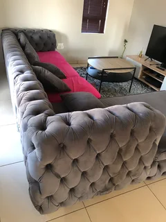 3 Seater Couch with chaise on right hand side