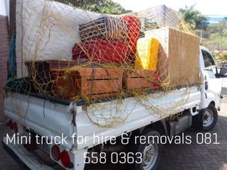 Mini truck for hire &amp; removals