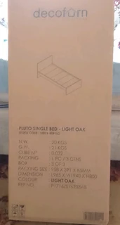 Pluto Light Oak Base with bed
