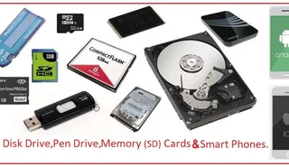 Data Recovery for Hard Drives, Memory Cards, USBs etc.