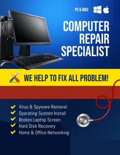 PC Repairs, Upgrades, Data Recovery &amp; Virus Removal