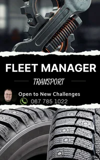 Fleet Manager open to new opportunity.