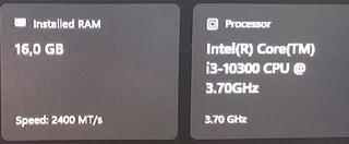 Intel Core i3 10th Gen