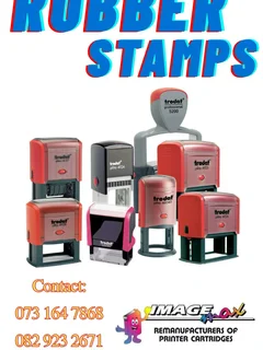Rubber Stamps stand while you Wait