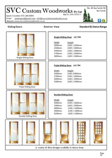 Hardwood Frames, Doors and Windows
