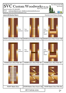 Wooden Frames, Doors and Windows