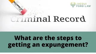 EXPUNGEMENT aka &#34;REMOVAL&#34; OF CRIMINAL RECORDS