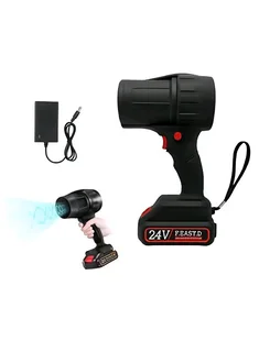 Cordless high-pressure leaf blower