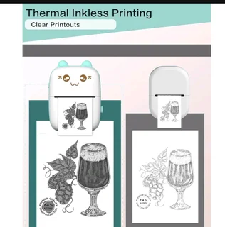 Mini portable thermal printer