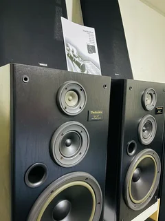 SUPER MINT CONDITION TECHNICS SB LX 7 12 INCH 3 WAY SPEAKERS MINT !!!!!