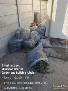 BUILDING RUBBLE AND ALL OTHER RUBISH REMOVED