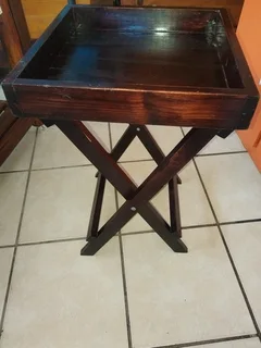 Small fold up table