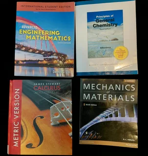 Maths &amp; Chemistry Engineering Textbooks