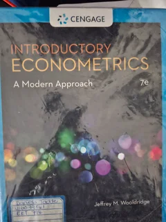 Introductory Econometrics: A Modern Approach Textbook by Jeffrey Wooldridge