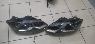 Vw Polo 7 TSI xenon complete headlights please contact lucas on 0843018577