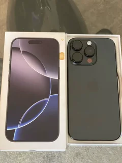 Pre owned iPhone 16 pro 256gb natural black