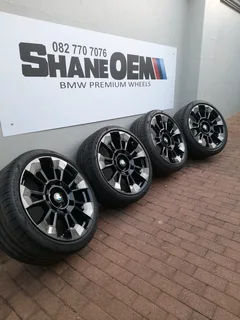23" BMW XM Oem mags and tyres