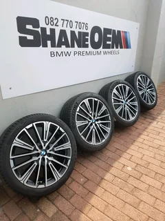 20" BMW f48 x1 Oem mags and tyres