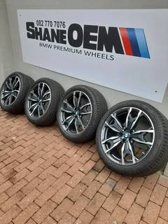 20&#34; BMW Go1 Go2 G11 Oem mags and tyres