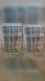 Tri slide shower doors with frames