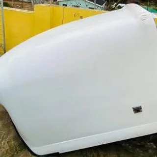 High Volume Courier canopy for NP200 and white in color