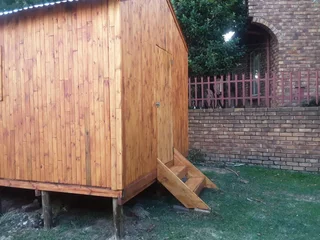Wendy houses, log cabins, and knotty pine, tool sheds, guard huts, and custom-made Wendys