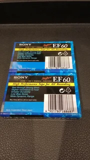 Sony EF 60 Super Cassette Tapes