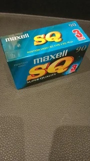 MAXELL SQ90 Cassette Tapes 3Pack