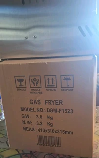 6L single gas fryer