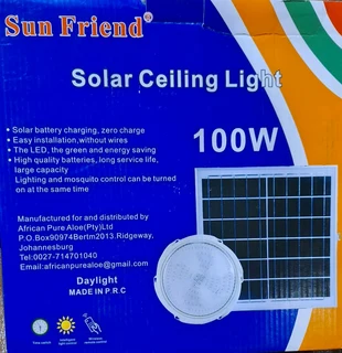 100w solar ceiling light
