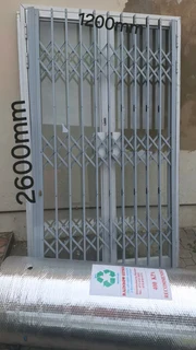 Almunium glass door and safty door