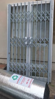 Almunium glass door and safty door