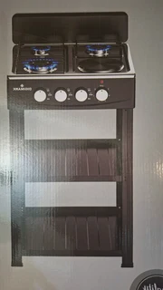 One electric plate 3 gas burners