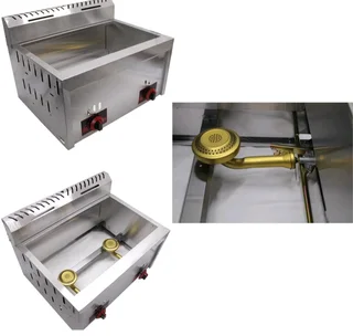6L x 6L double gas fryer