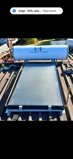 250L high pressure solar and electric Geyser