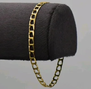 9ct Yellow Gold Bracelet - Curb Link