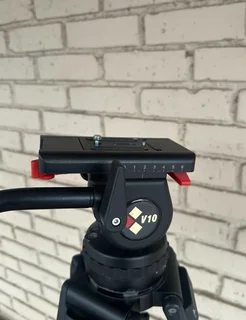 Camgear V10 Al/Gs Tripod. 100mm