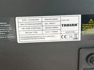 TROJAN TR510 MOTORIZED TREADMILL
