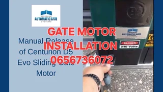 Gate motor installation in edenvale