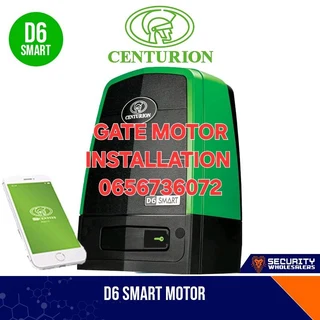 Gate motor installation in freewaypark